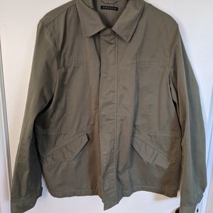 Theory army green men's jacket XL